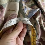 Vtg 90s Streetwear Womens XL Lace Flower All Over Print Canvas Trucker Jacket Photo 6