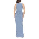 Betsy and Adam Women's Gather Maxi Evening Dress Photo 2