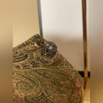 Givenchy  - Paisley Embroidered Clutch W/ Crystal Zipper Pull | Like New - VTG Photo 5