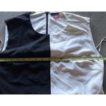 Vince Camuto  women’s Size 10 Retro Pattern Red Black White Dress Zip Formal Photo 5