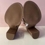 Target Universal Thread Taupe Faux Leather Woven Open Toe Booties Size 7.5 NIB Photo 3