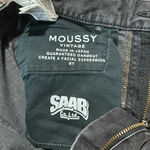 Moussy vintage SAAB black slightly intentionally distressed black denim size 27 Photo 9