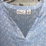 kim rogers  Light Blue Shirt Tunic Top Size Small Photo 2