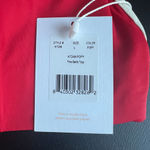 ANDIE  Swim The Bells Bikini Top Large Poppy Red With White Trim Photo 1