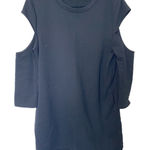 Zenana Outfitters Premium Black Cold Shoulder Dress Size Med/Lg‎ Photo 0