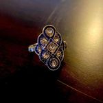 .925 Silver | Cobalt Blue Statement | Cocktail Ring Photo 0