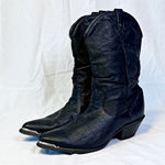 Vintage Dingo Womens Black Leather Cowgirl Western Slouch Boots~6.5~  Photo 0