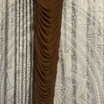 SheIn  Brown Strapless Mesh Midi dress Size XS Photo 2