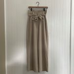 Petal and Pup  Kieran High Rise Wide Leg Pleated Belted Pants in Beige Size 4 NWT Photo 8
