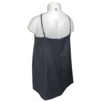 Anthropologie NEW Mare Mare Black Linen Sleeveles Cami Mini Tank A-line Dress XL Photo 1