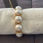 Bold Elements  women’s white simulated pearl round stretch bracelet NEW Photo 2