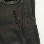EXPRESS Midrise Black Ripped Skinny Jeans Photo 8