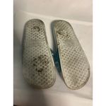 Guess WOMENS  Blue Glitter SLIDES LOGO FLIP Flop Bin2 Photo 2
