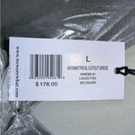 We Wore What NWT  Asymmetrical Silver Cut-out Dress - large Photo 4