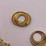 Lot Of 4 Women’s Gold Tone Brooch Pins Metal Eiffel Tower, Rose Photo 10