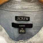 J.Crew Classic Chambray Collar Button Down Shirt Classic Fit 10 Photo 2