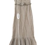 Stylestalker RTR  Bella Blue & White Striped Sleeveless Knot Sheath Midi Dress XS Photo 9