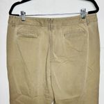 Talbots Women's Capri Dark Khaki Chinos Stretch Size 18 (36 x 24.5) High-Rise Photo 7