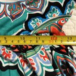 Women’s boutique small dress with pockets mandala geometric design summertime Green Photo 3