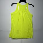 Bella Women's Neon Yellow Racerback Tank Top Size Medium Graphic Running Shirt Photo 4