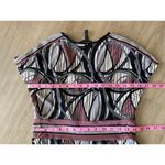 BCBG MaxAzria Women’s V-neck Knee-length Dress Graphic Print Size M Slim Fit Photo 11