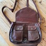Women Vintage Leather Saddle ,Messenger Brown Leather Messenger Cross Body Bag Photo 11