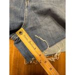 Lee  Women Relaxed Fit High Rise  Cut Off Blue Denim Shorts 6 M Photo 7