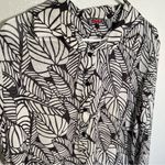 MIA Popover Shirt Dress White Gray Floral Photo 2