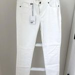 Paige  Skyline Ankle Peg Optic White Straight Leg Jeans Size 31 Photo 0