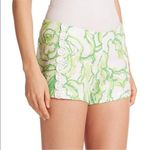 Lilly Pulitzer LIZA RESORT WHITE GREEN HEARTBREAKERS SHORTS 000 Photo 0