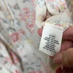 Billabong  Floral Print Kimono Top Criss‎ Cross V Neck Rayon S/M Photo 4