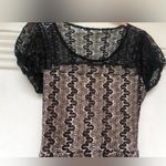 Vintage lace 1930s bias cut black lace Dress Sz S Photo 1