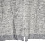 Gap Women Oatmeal Heather Grey Wool Blend Stripe Knit Sweater Long Sleeve Size L Photo 5