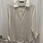 ZARA long sleeve silk shirt Photo 0