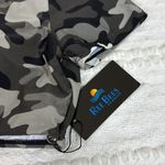 NWT Ree Bees Swimwear Cano Cropped Tankini Swim Top Size Medium‎ Black Photo 2