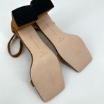 Good American  Heels Amber Tan Suede Sandal Zip Women’s 6.5  Photo 6