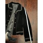 STUNNING Vintage Blazer with Ruffles Blue Photo 5