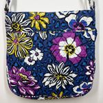 Vera Bradley Triple Zip Hipster Crossbody Bag Purse African Violet Quilted Photo 4