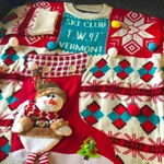 Boutique Long Legs Snowman☃️ Christmas “Not That Ugly” Sweater Photo 3