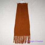 Free People New!  x‎ Flook Rust Brown Crochet Brooke Maxi Skirt, size XS Photo 11