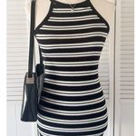 Heart & Hips  Striped Haltered Ribbed Summer Dress Photo 0