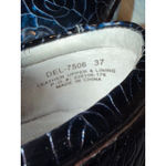 Alegria Deliah Moody Blues Shoes 37 clogs 7 7.5 Patent Slip On Mules DEL-7506 Photo 2