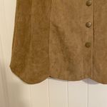 Blue Rain NWOT‎ |  women’s suede multi-button miniskirt — small Photo 2