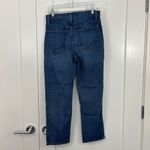 Madewell Size 27 Blue Distressed Cropped Classic Straight Leg Jeans Photo 8