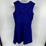 Title Nine  Dream V Neck Dress Athletic Fit & Flare Zip Pocket Tennis Golf Blue M Photo 6