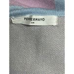 Peppermayo  Multicolor Pastel Halter Sleeveless V Neck Mini Bodycon Dress Sz S/M Photo 2