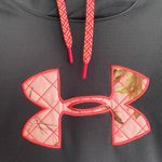 Under Armour Black Hoodie w/ Pink Camo Logo Medium Photo 1