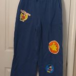 Disney WALT WORLD VAULT MICKEY MINNIE POOH BLUE SWEATPANTS SIZE MEDIUM NWT Photo 3
