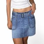 REWASH Blue belted denim mini skirt #miniskirt #summer vibes Photo 2