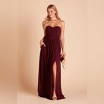Birdy Grey  Grace Convertible Chiffon Dress In Cabernet Photo 4